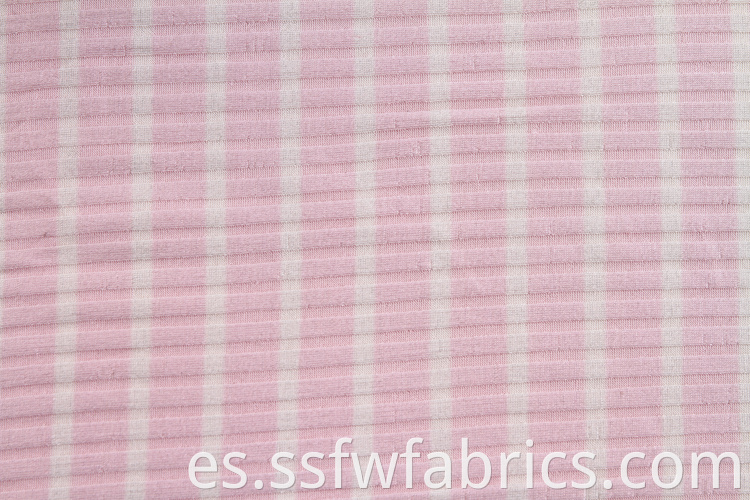 Rib Fabric Custom Pink Soft